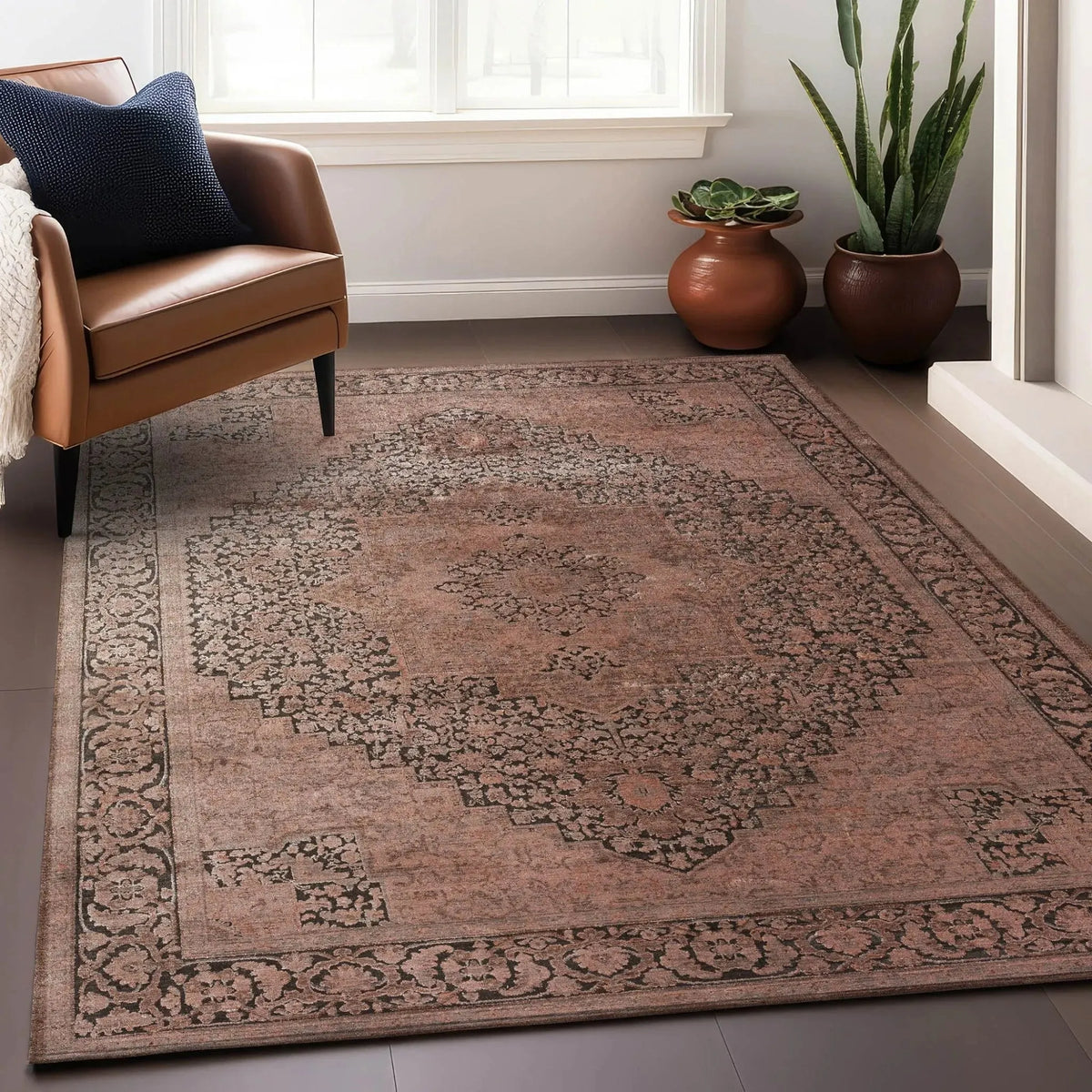 Vizcia VZ3 Brown Rug