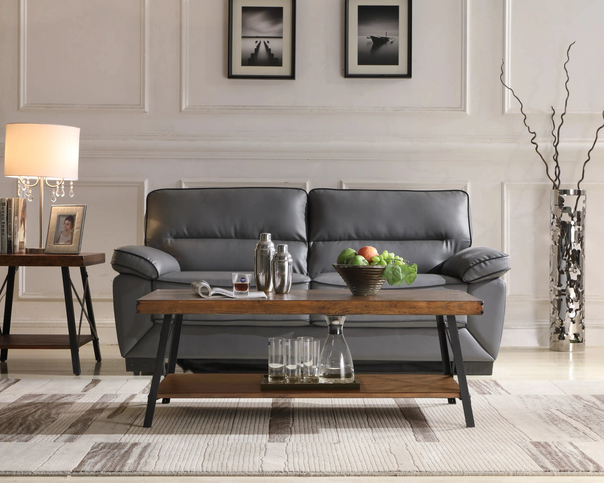 Chandler End Table Pine Brown