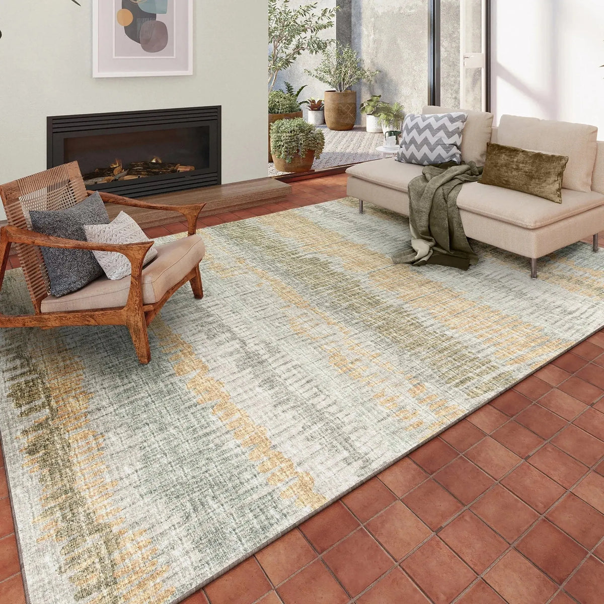 Winslow WL4 Khaki Rug