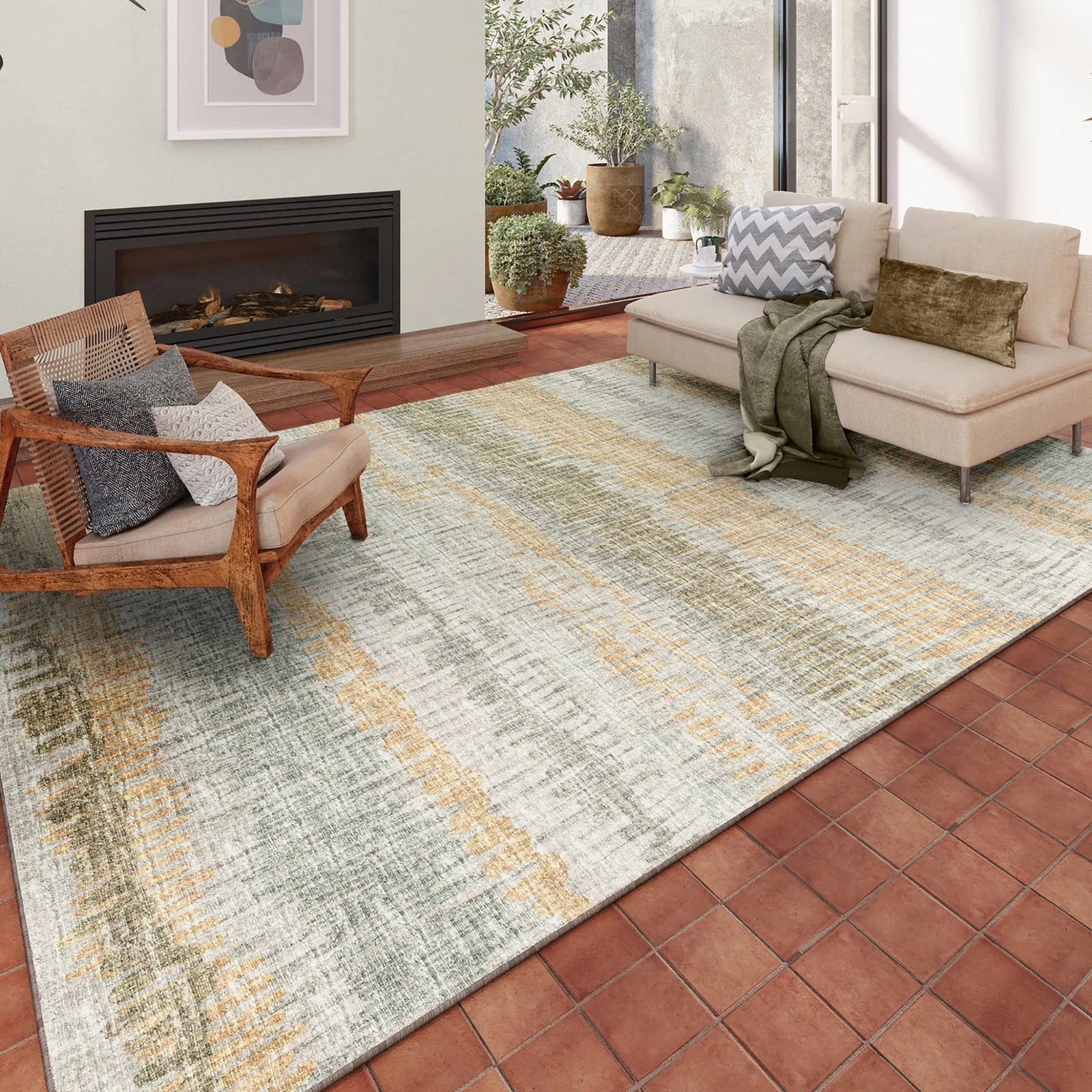 Winslow WL4 Khaki Rug