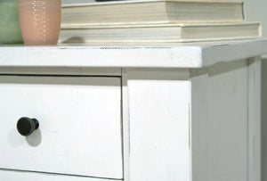 Stoney Creek 5-Drawer Chest Weathered White