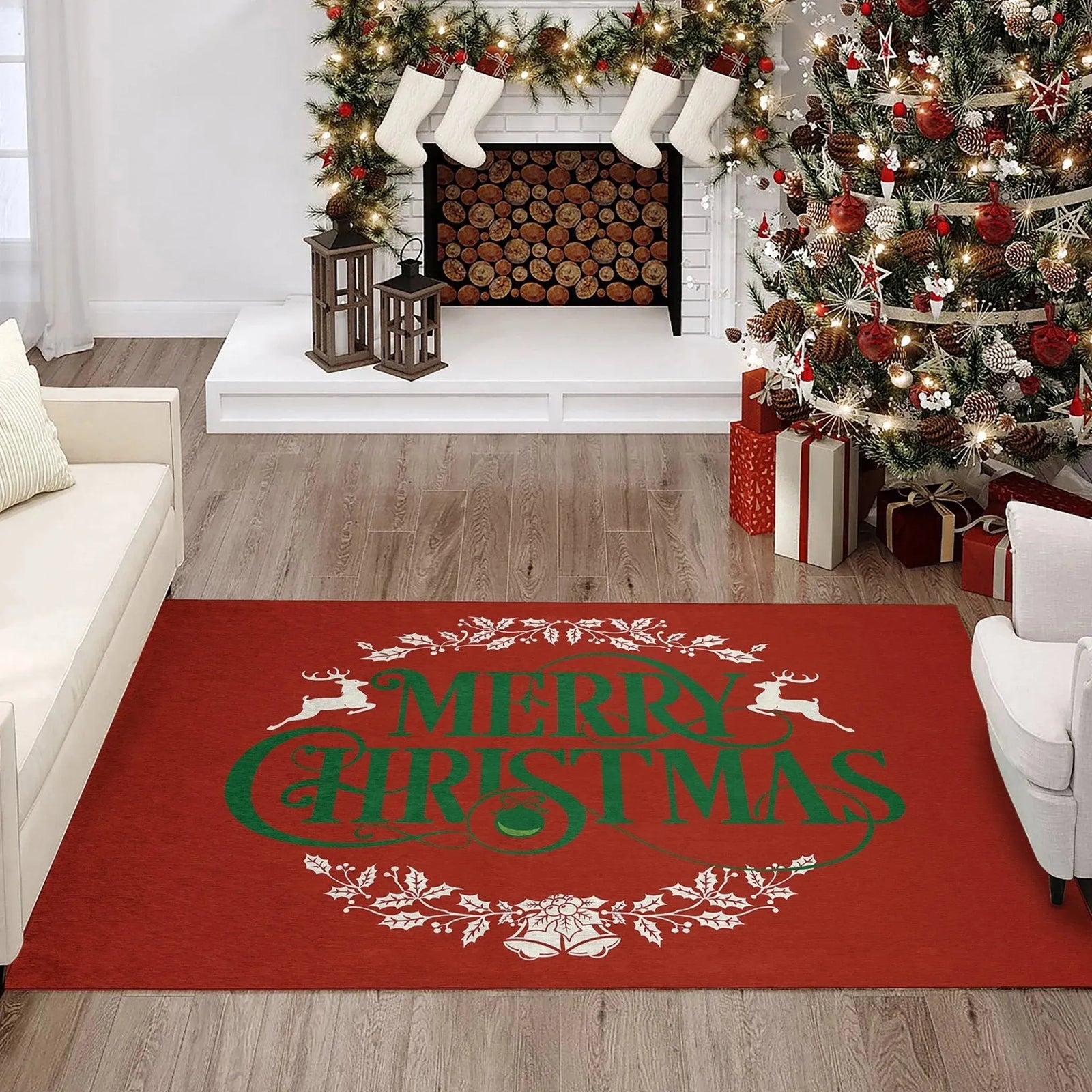 Wonderland WN6 Red Rug
