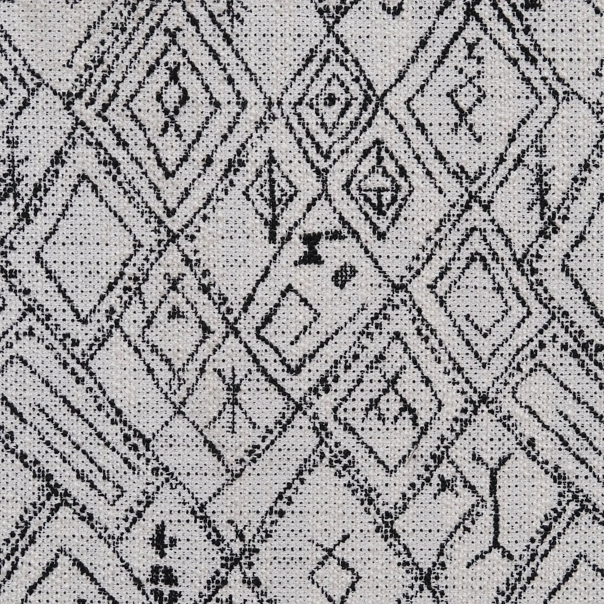 Amera Accent Chair Black With Petroglyph Print