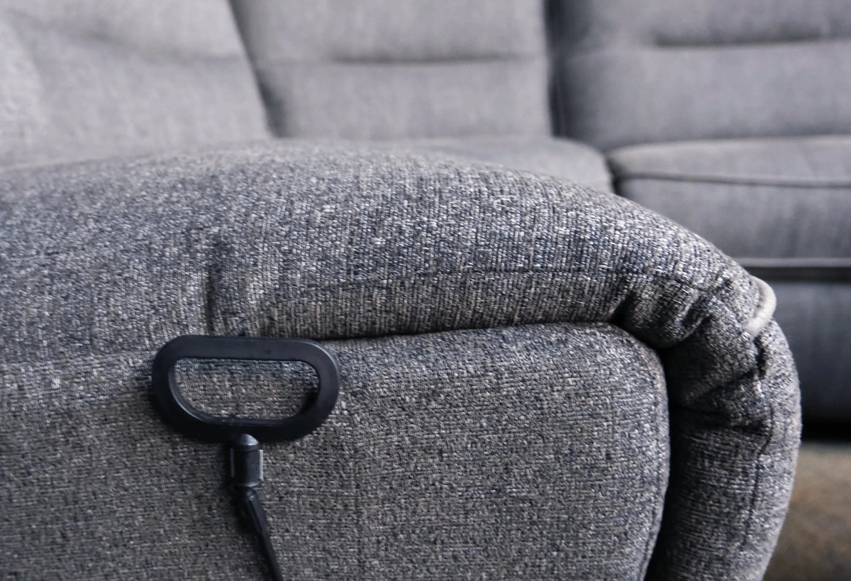 Alberta 6 Piece Modular Reclining Sofa Set Charcoal Gray