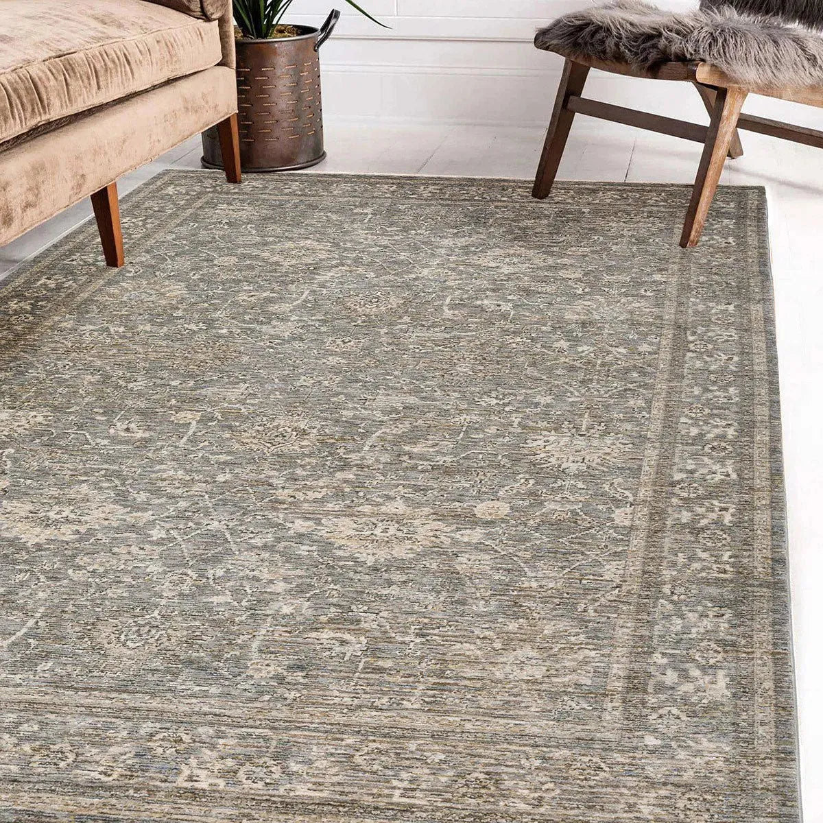 Yarra YA1 Pewter Rug