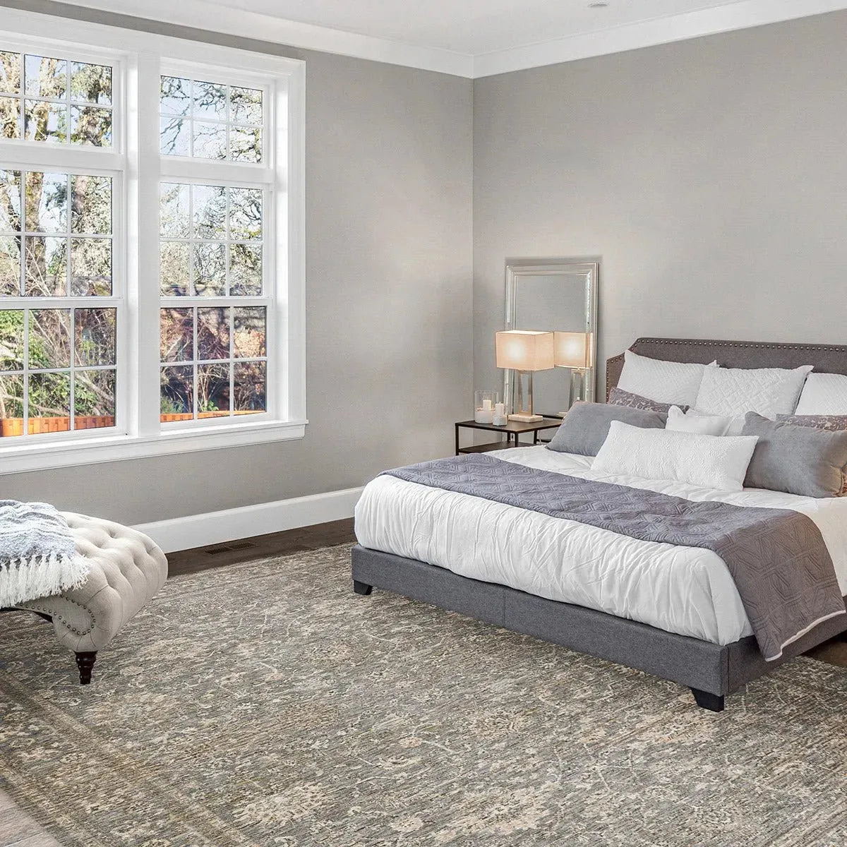 Yarra YA1 Pewter Rug