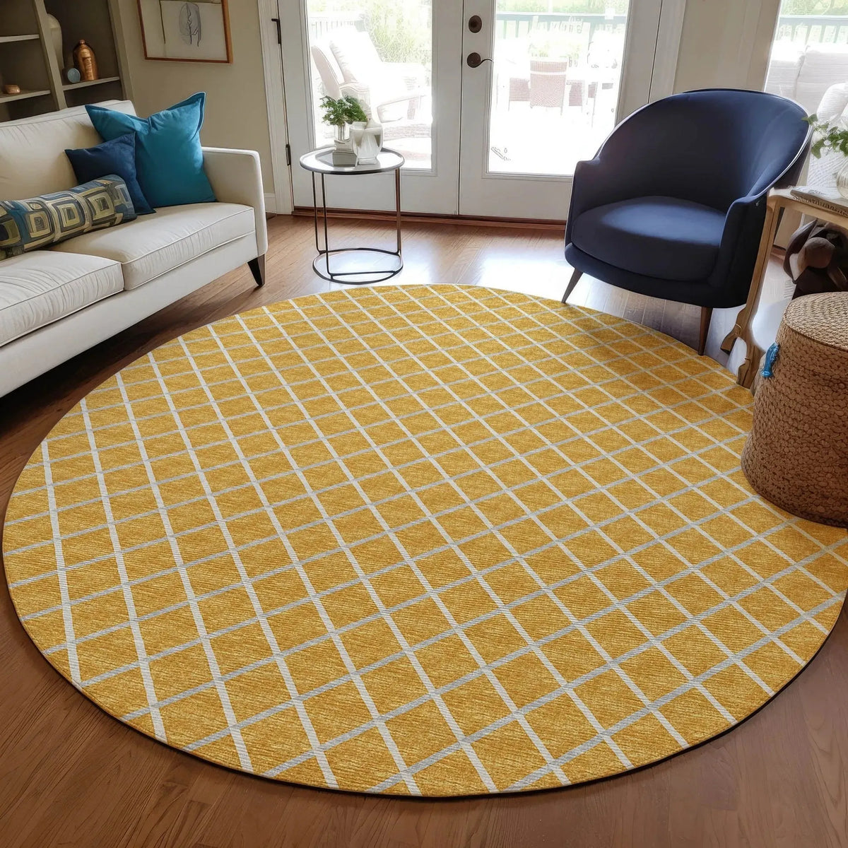 York YO1 Gold Rug