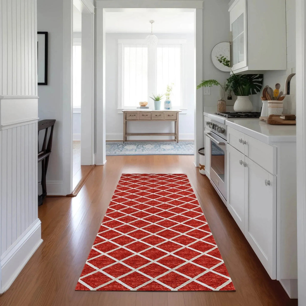 York YO1 Red Rug