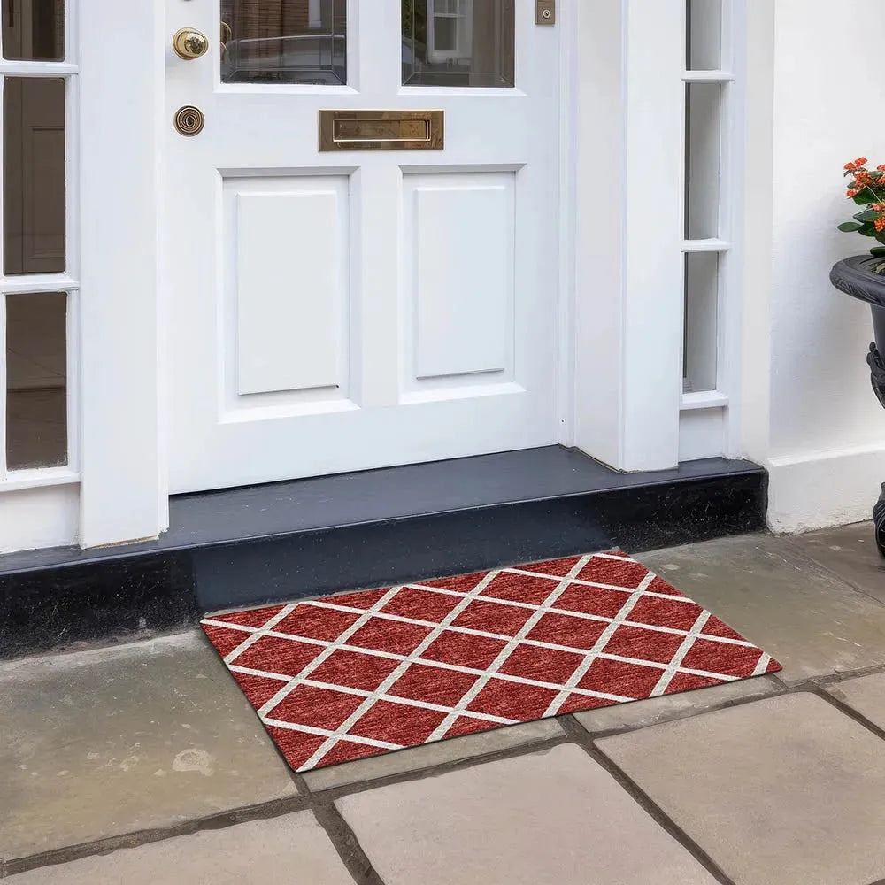 York YO1 Red Rug