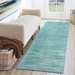 Zion ZN1 Teal Rug