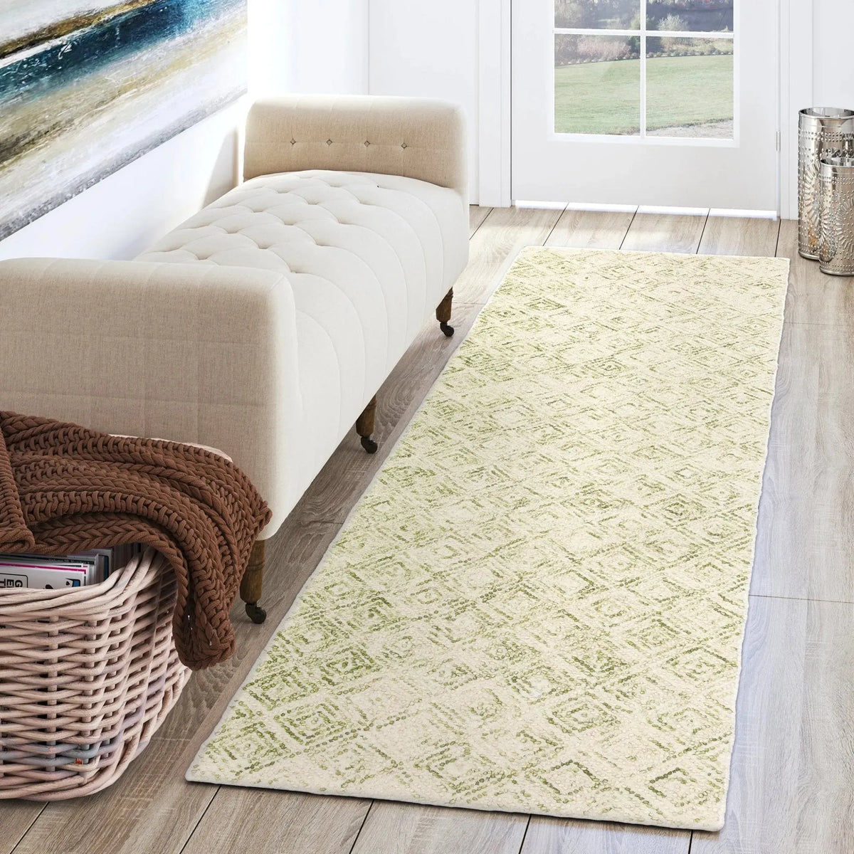 Zoe ZZ1 Lime Rug