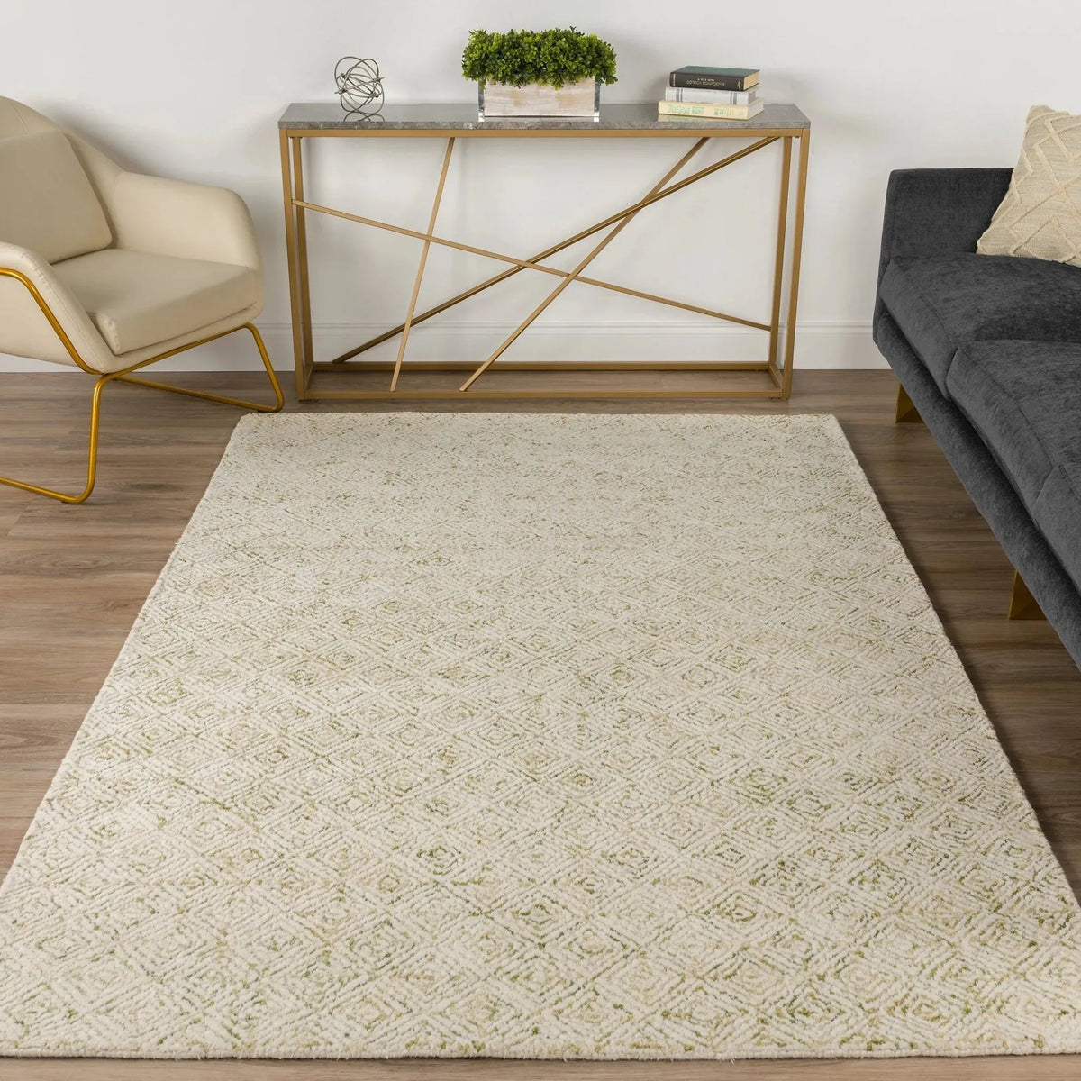 Zoe ZZ1 Lime Rug