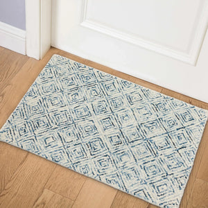 Zoe ZZ1 Navy Rug