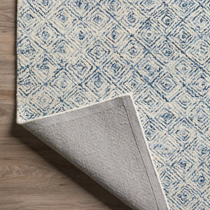 Zoe ZZ1 Navy Rug