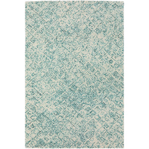 Zoe ZZ1 Teal Rug