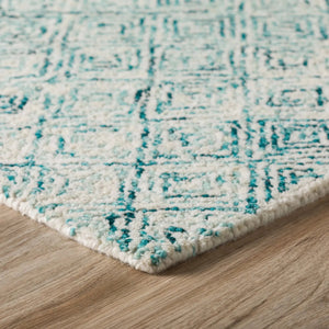 Zoe ZZ1 Teal Rug