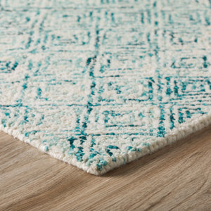 Zoe ZZ1 Teal Rug