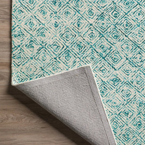Zoe ZZ1 Teal Rug