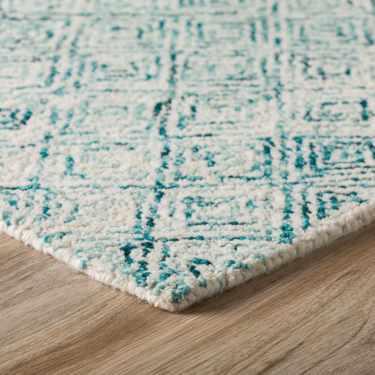 Zoe ZZ1 Teal Rug