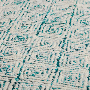 Zoe ZZ1 Teal Rug