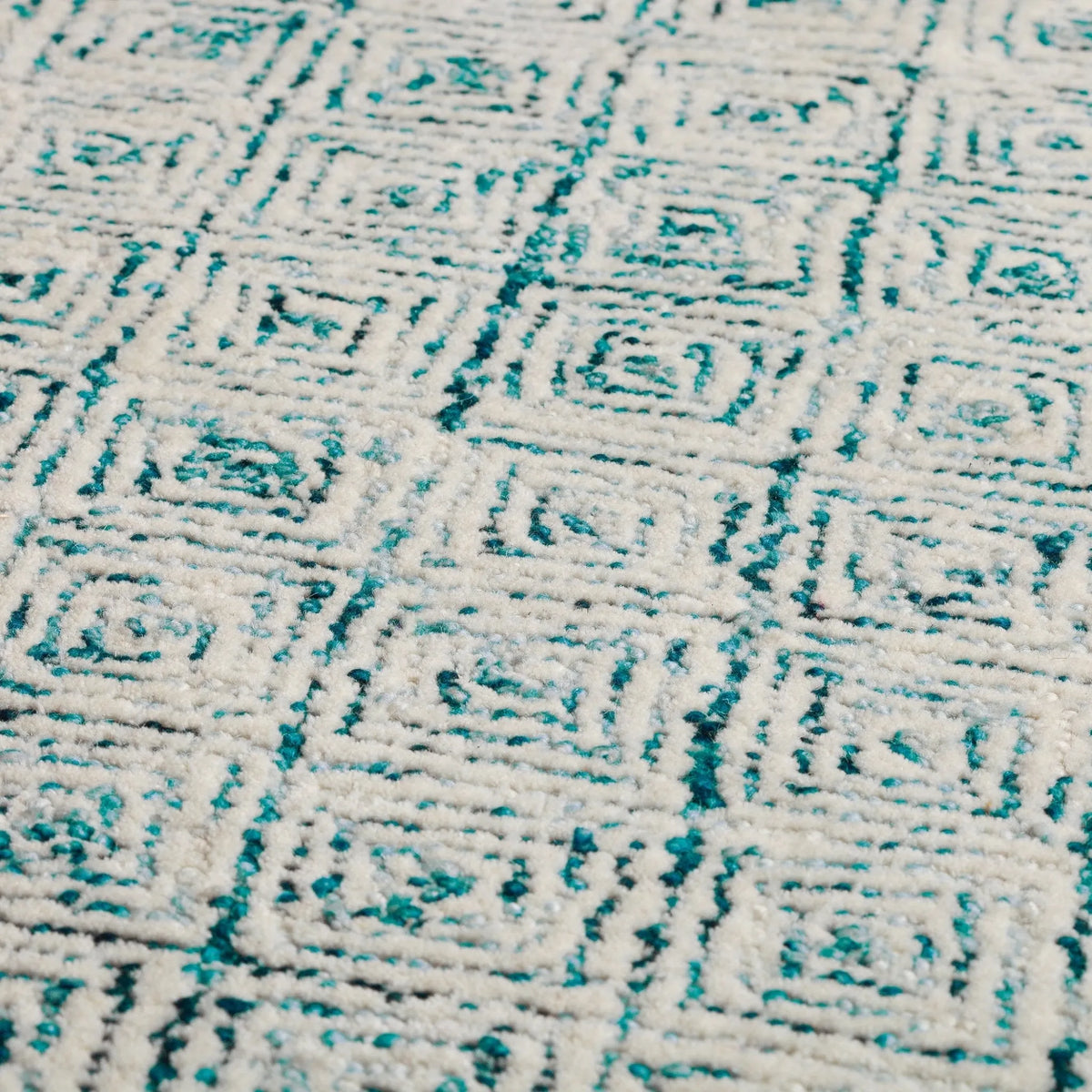 Zoe ZZ1 Teal Rug