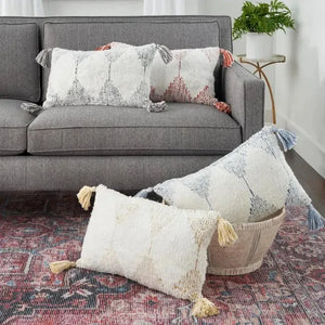 57 Grand by Nicole Curtis AA018 Yellow Pillow