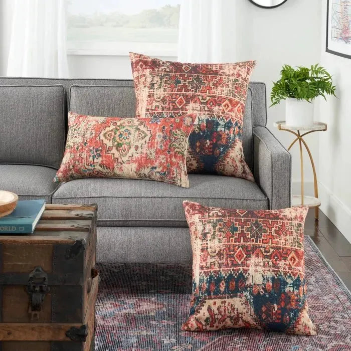 57 Grand by Nicole Curtis GT229 Red Pillow