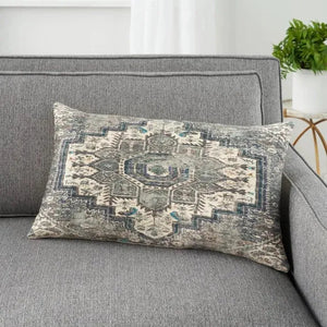 57 Grand by Nicole Curtis GT235 Grey/Multi Pillow
