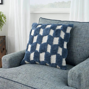 57 Grand by Nicole Curtis RC116 Navy Pillow