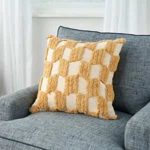 57 Grand by Nicole Curtis RC116 Yellow Pillow