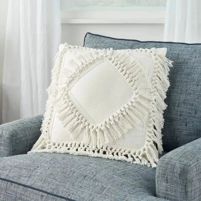 57 Grand by Nicole Curtis RJ199 Ivory Pillow