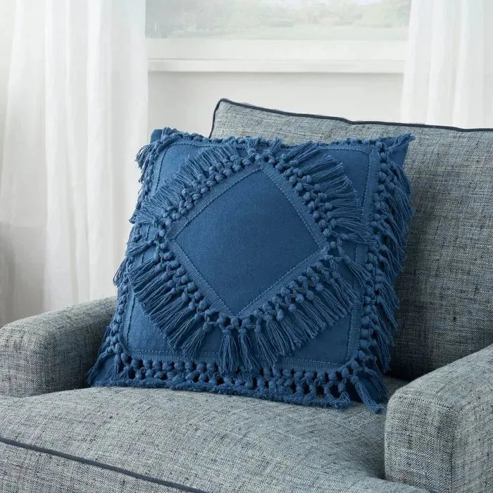 57 Grand by Nicole Curtis RJ199 Navy Pillow