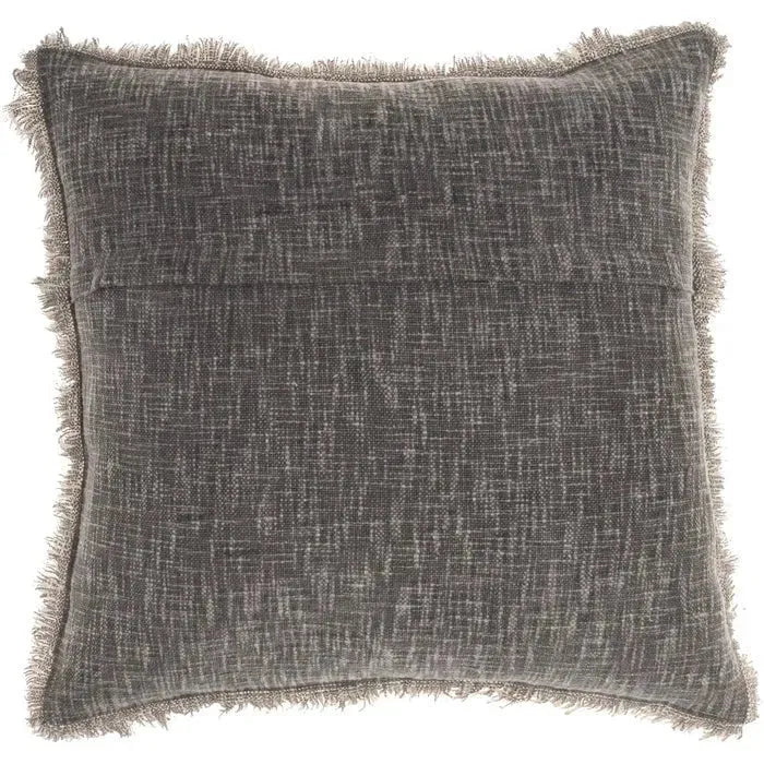 57 Grand by Nicole Curtis ZH017 Charcoal Pillow