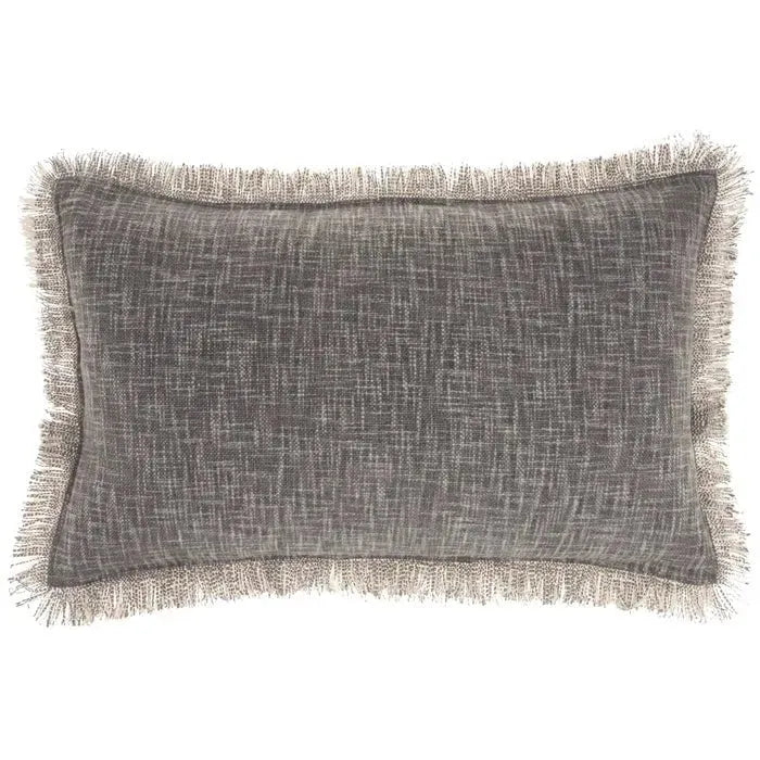 57 Grand by Nicole Curtis ZH017 Charcoal Pillow
