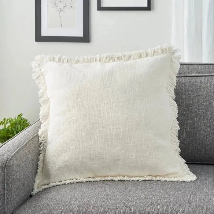 57 Grand by Nicole Curtis ZH017 Ivory Pillow