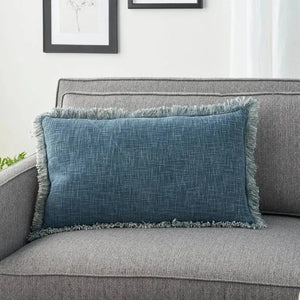 57 Grand by Nicole Curtis ZH017 Navy Pillow