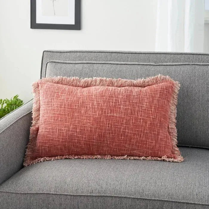 57 Grand by Nicole Curtis ZH017 Rust Pillow