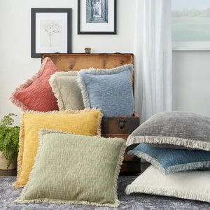57 Grand by Nicole Curtis ZH017 Yellow Pillow