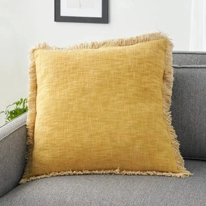 57 Grand by Nicole Curtis ZH017 Yellow Pillow