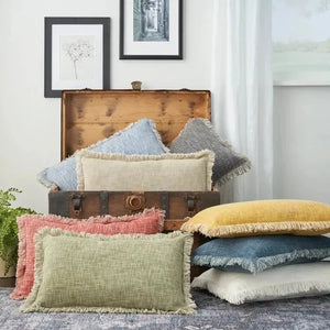 57 Grand by Nicole Curtis ZH017 Yellow Pillow