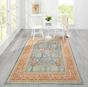 Isabella ISA-8 Blue Rugs