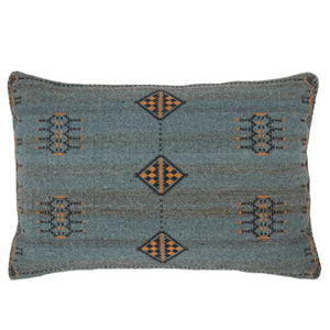 Puebla PUB02 Dark Blue/Gold Pillow