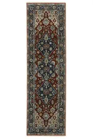 Aberdeen 1143H Red/Ivory Rug