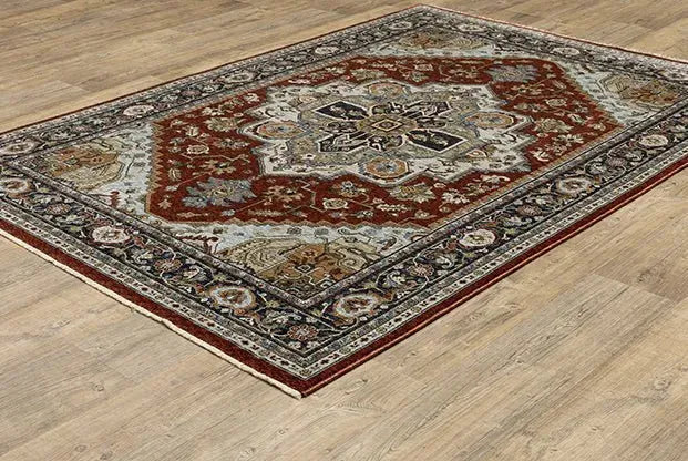 Aberdeen 1144R Red Rug