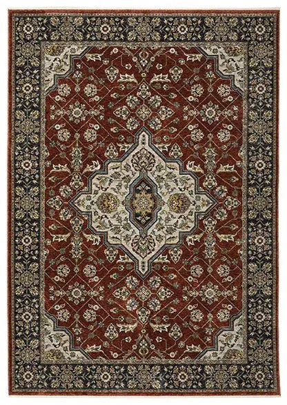 Aberdeen 4151R Red Rug