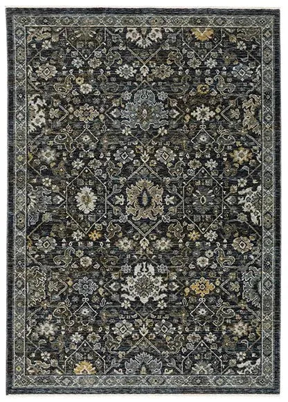 Aberdeen 533K Black Rug