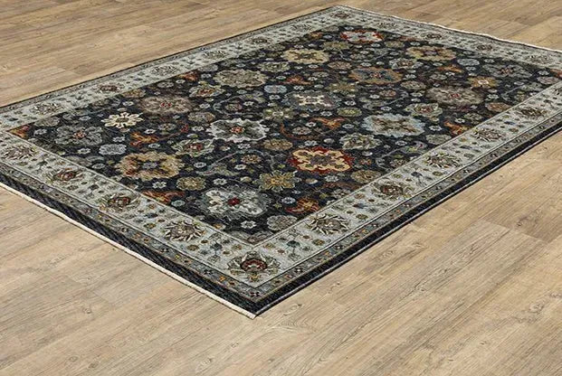 Aberdeen 561B Blue/Grey Rug