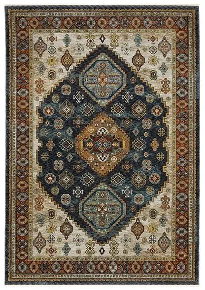 Aberdeen 5W BlueTaupe Rug