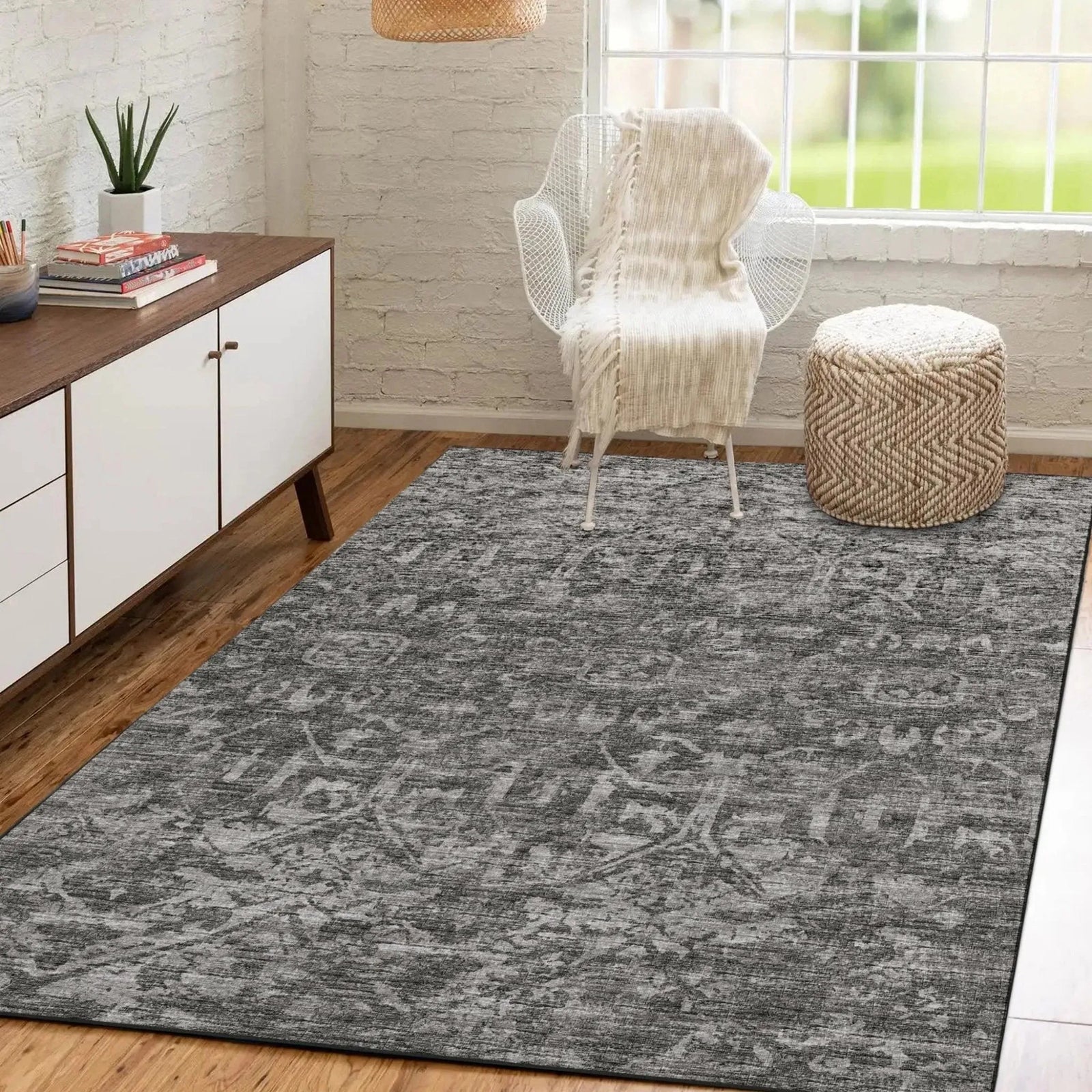Aberdeen AB1 Graphite Rug