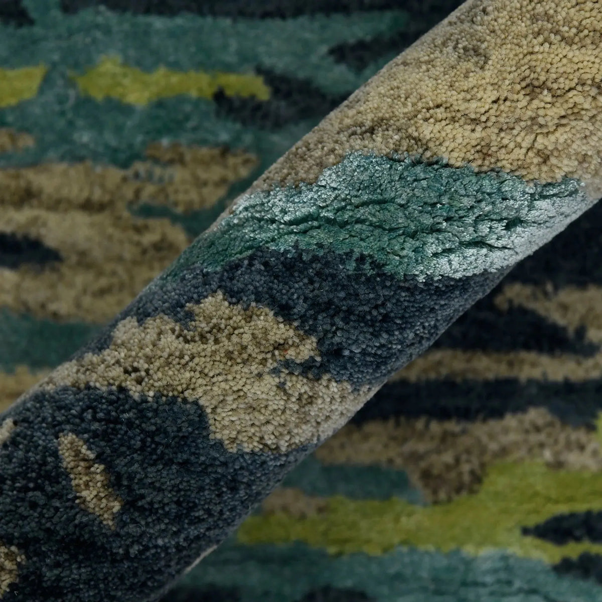 Abstract ABS-2 Blue/Beige Rug